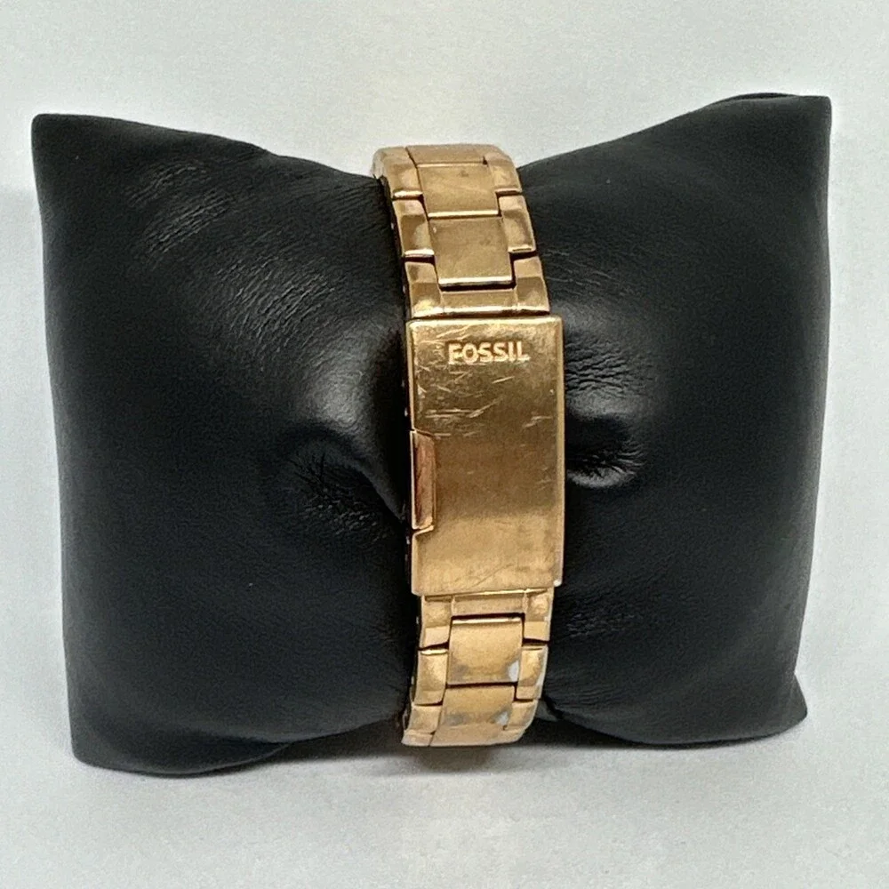 Fossil Colleague AM4508 Women's Gold Stainless Steel Analog Dial Watch HME749